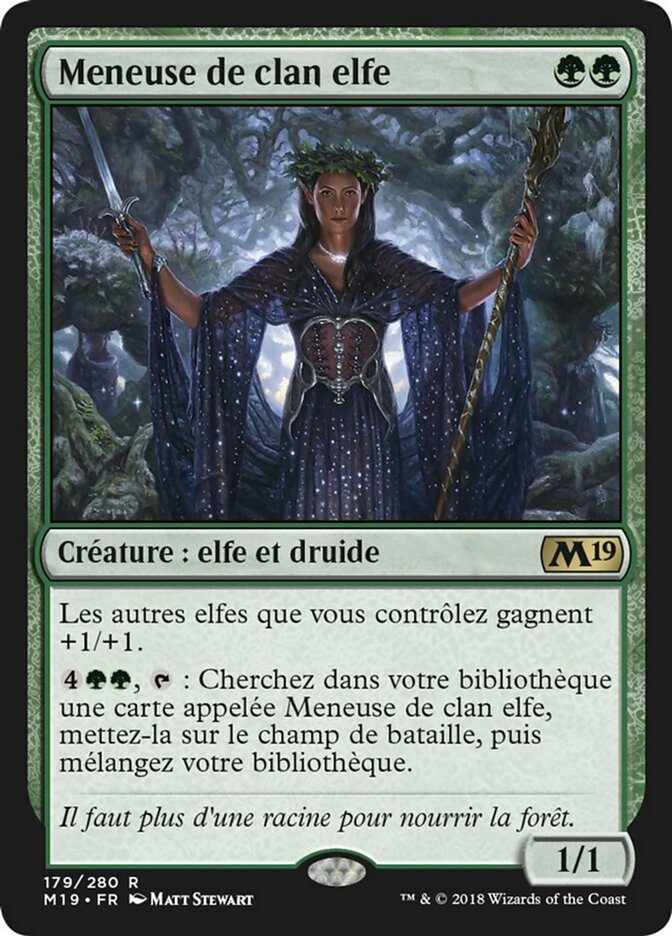 image Meneuse de clan elfe