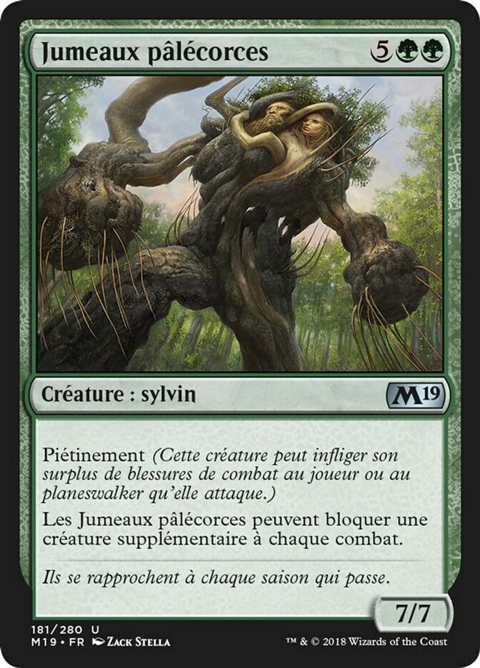 image Jumeaux pâlécorces