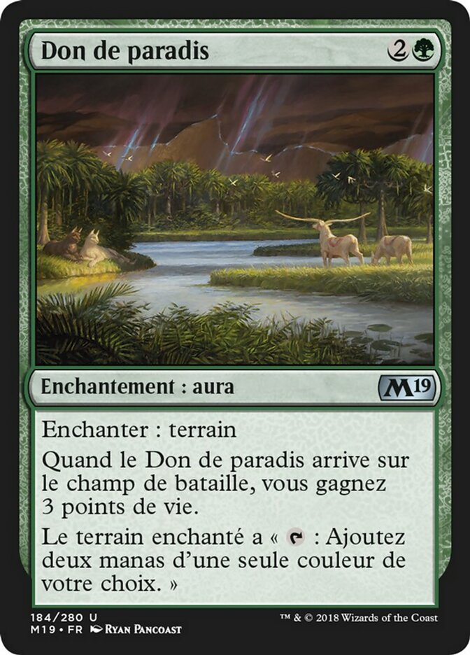 image Don de paradis