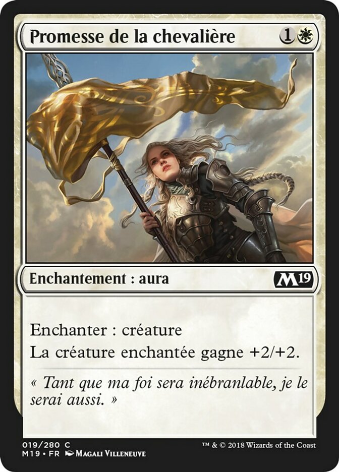 image Promesse de la chevalière