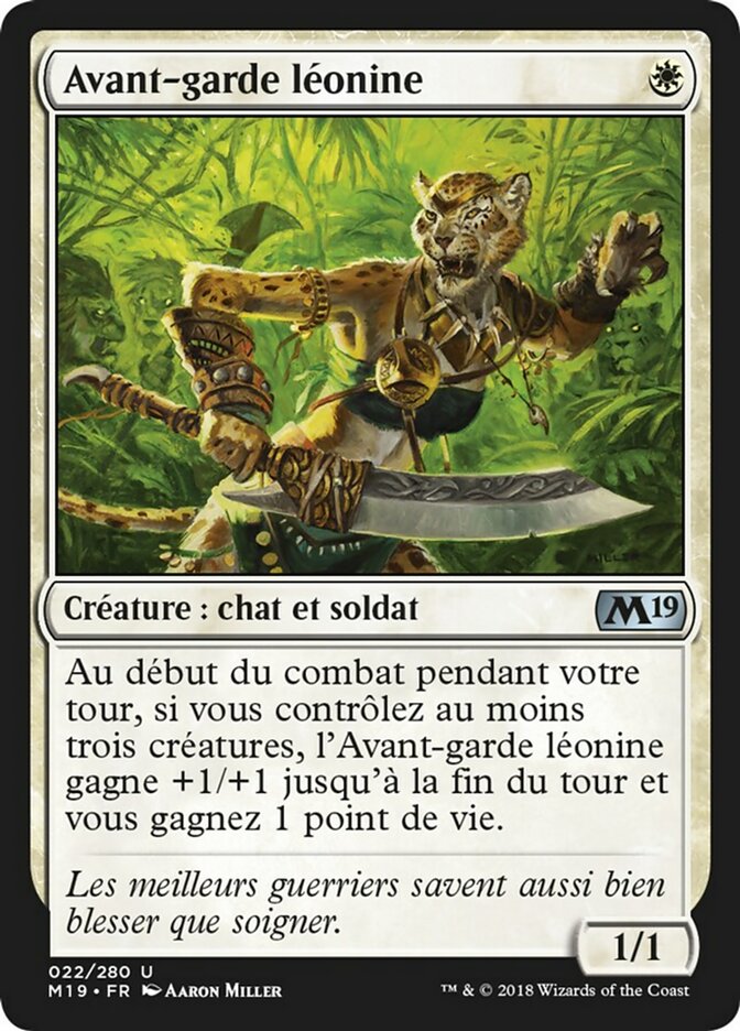 image Avant-garde léonine