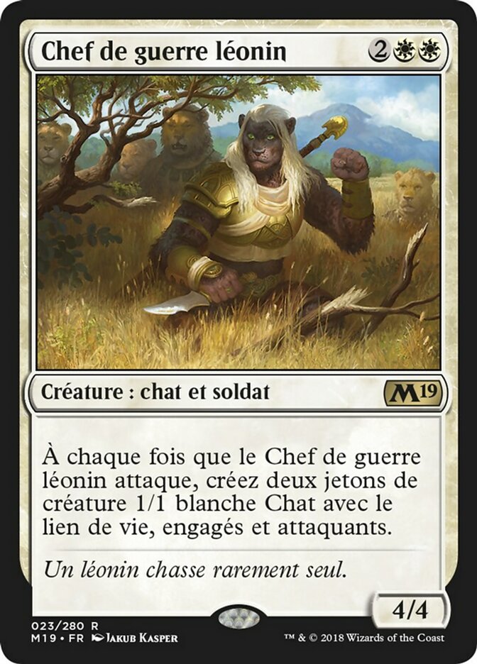 image Chef de guerre léonin