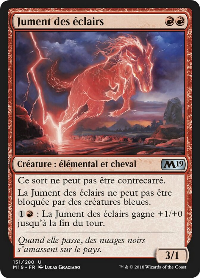 image Jument des éclairs