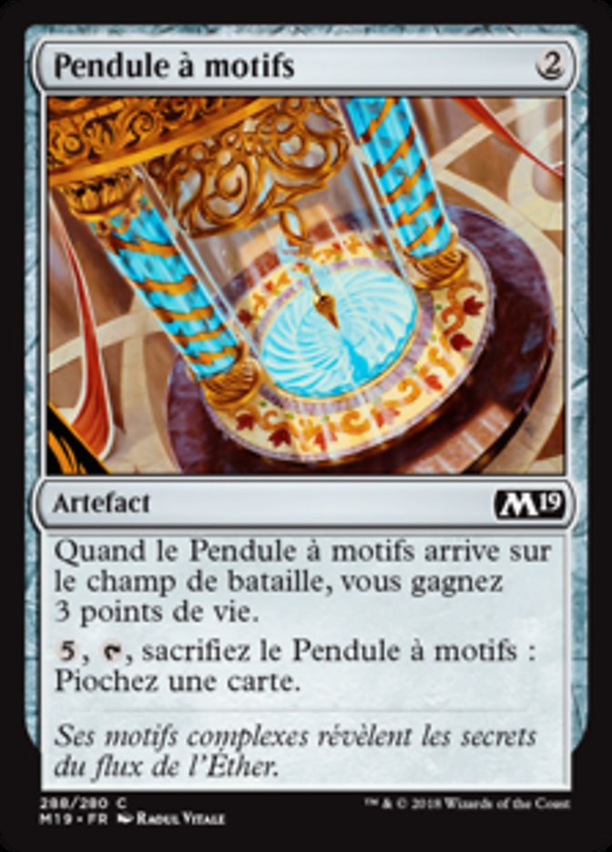 image Pendule à motifs