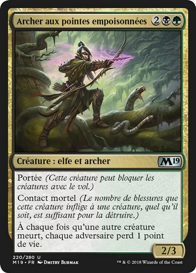 image Archer aux pointes empoisonnées