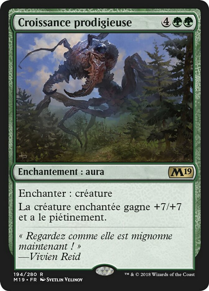 image Croissance prodigieuse