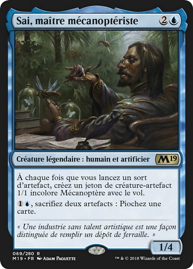 image Sai, maître mécanoptériste