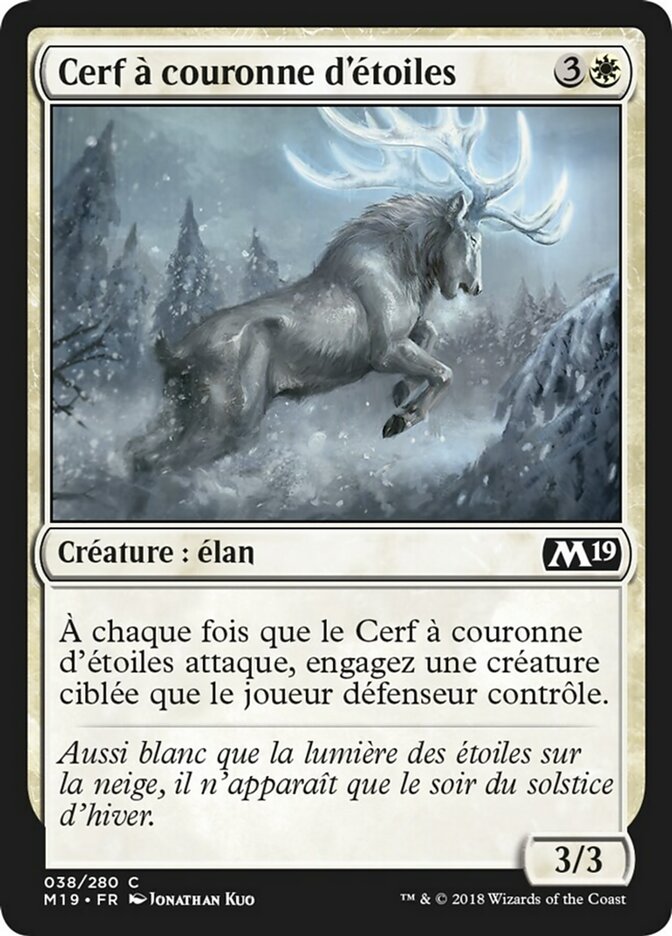 image Cerf à couronne d'étoiles