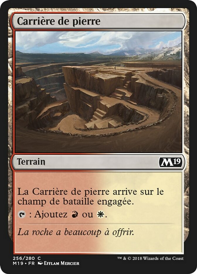 image Carrière de pierre