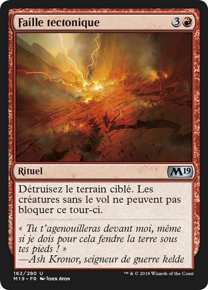 image Faille tectonique