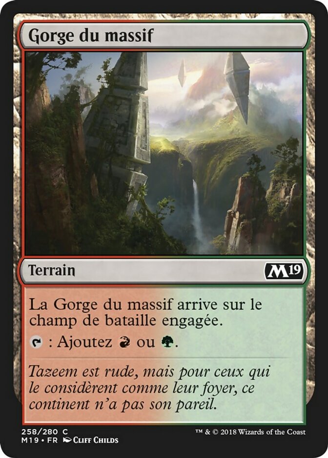 image Gorge du massif