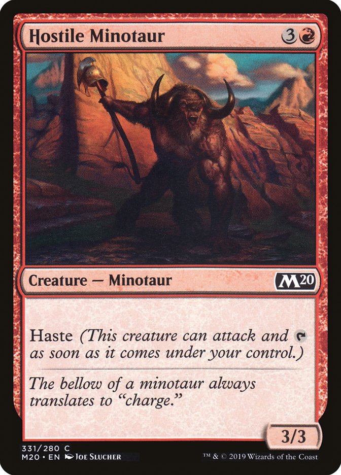 image Hostile Minotaur