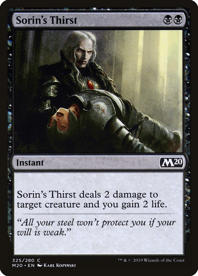 image Sorin's Thirst