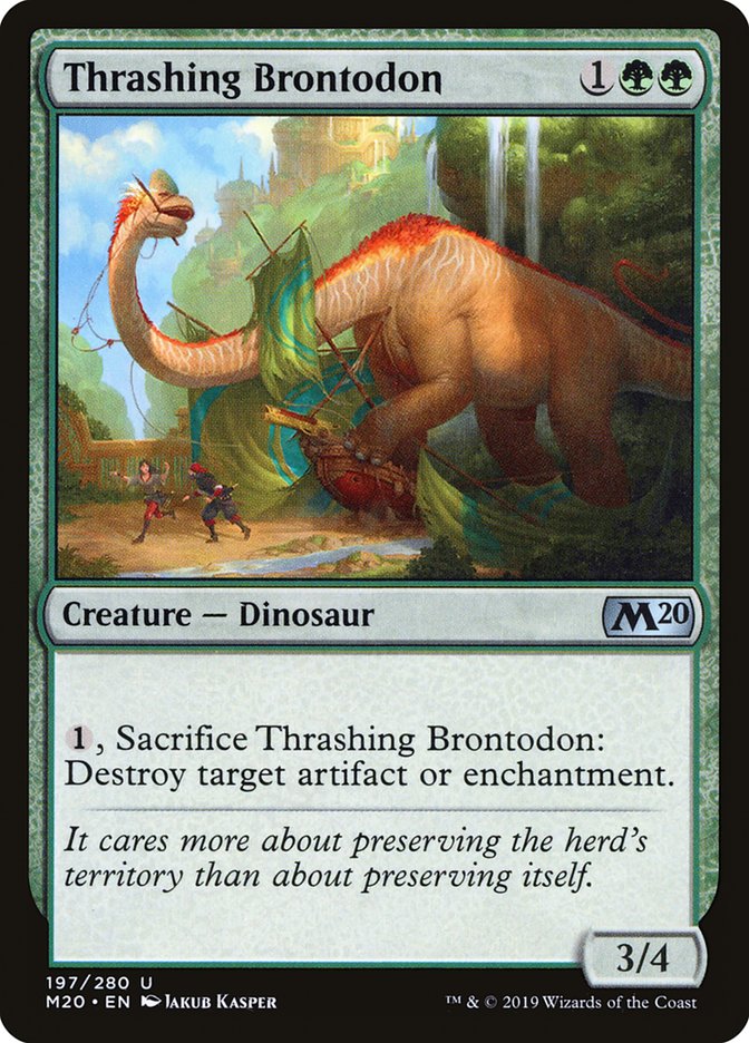 image Thrashing Brontodon