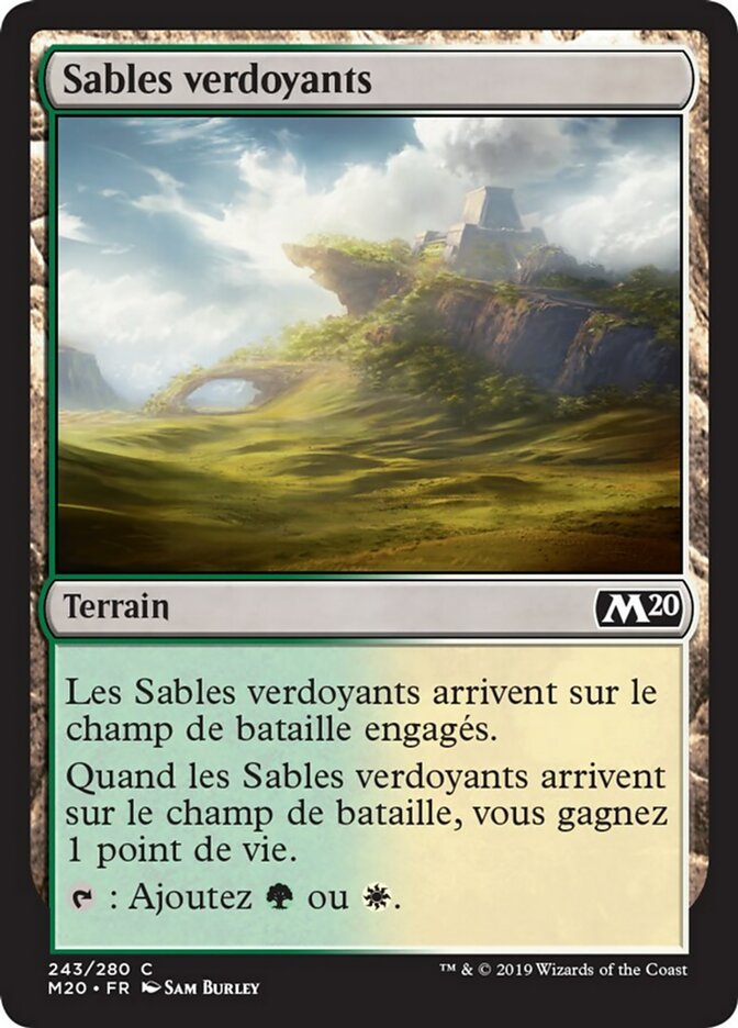 image Sables verdoyants