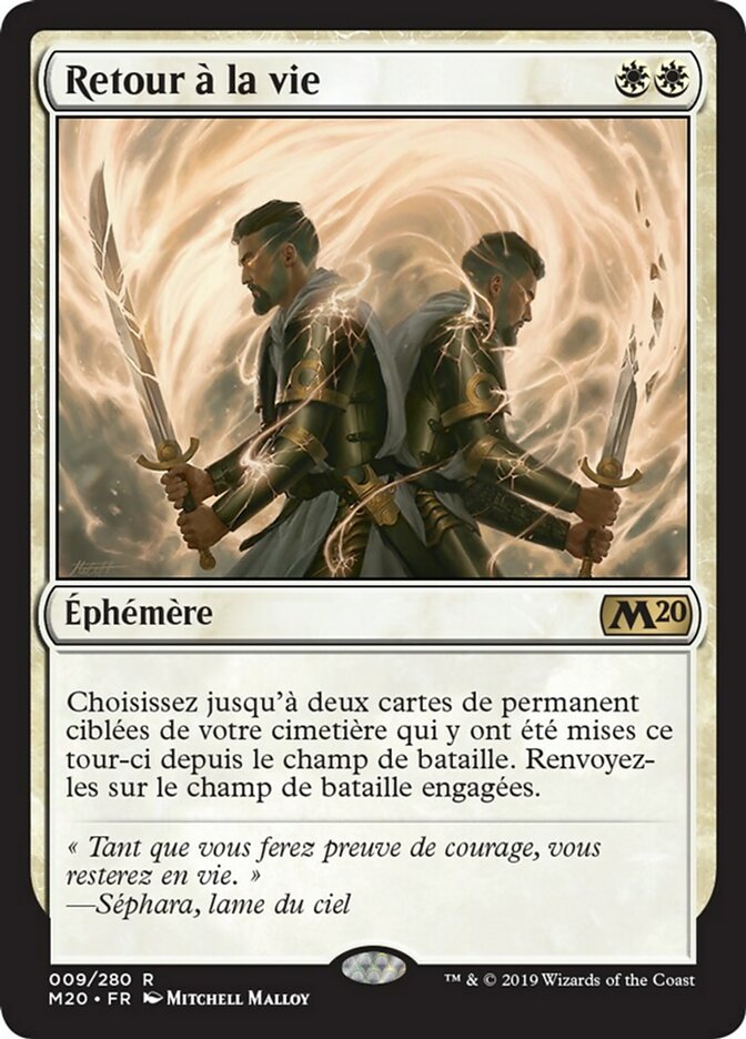 image Retour à la vie