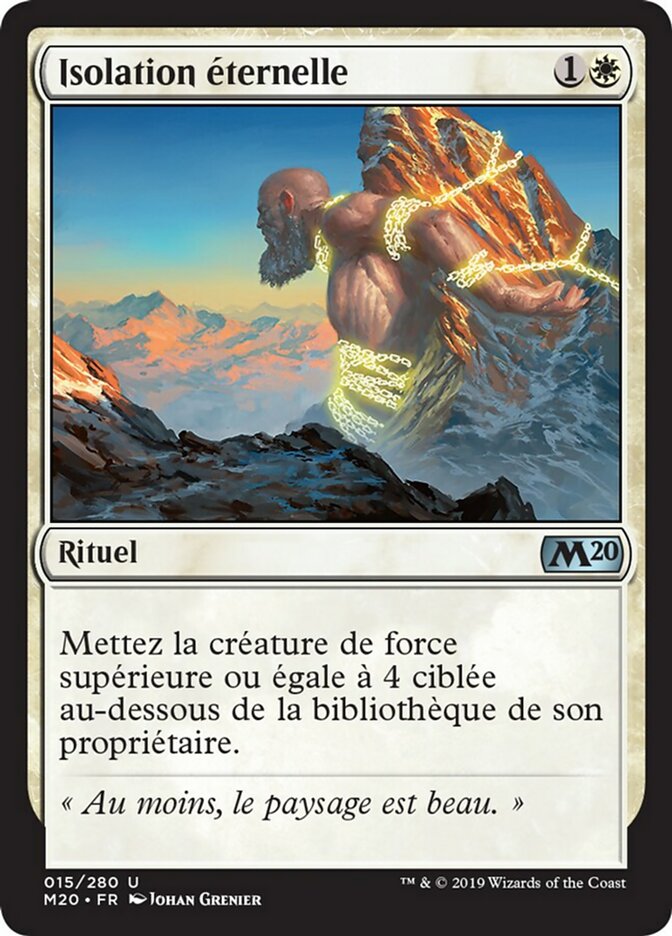 image Isolation éternelle