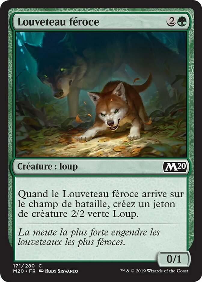image Louveteau féroce