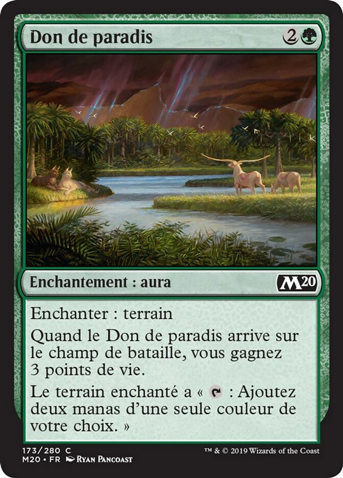 image Don de paradis