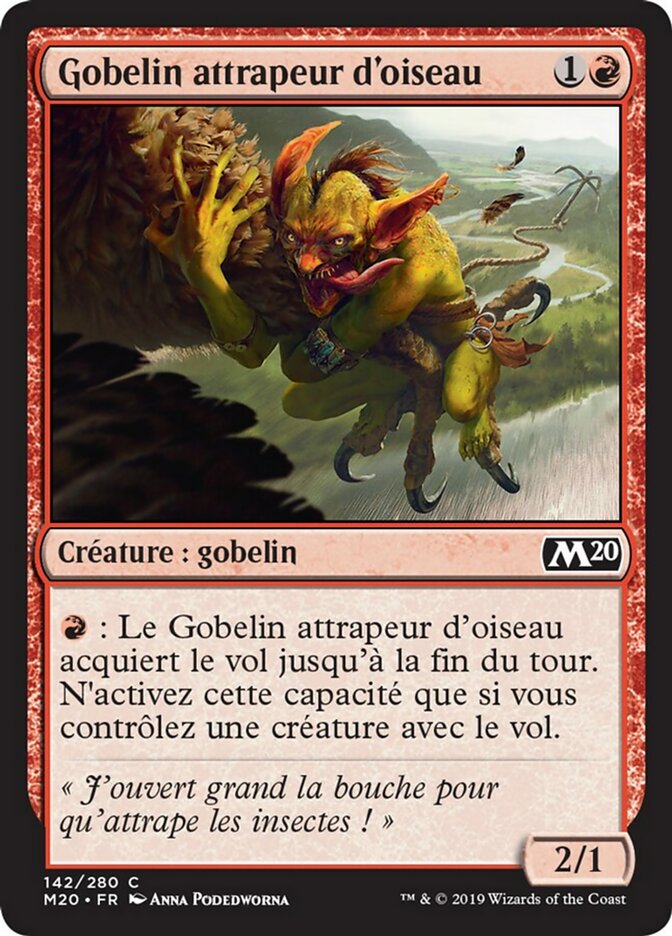 image Gobelin attrapeur d'oiseau