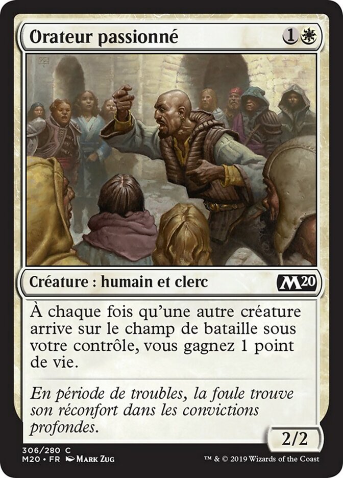 image Orateur passionné