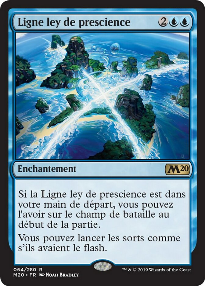 image Ligne ley de prescience