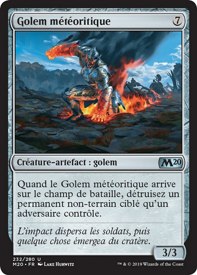 image Golem météoritique