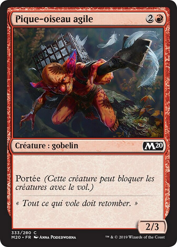 image Pique-oiseau agile