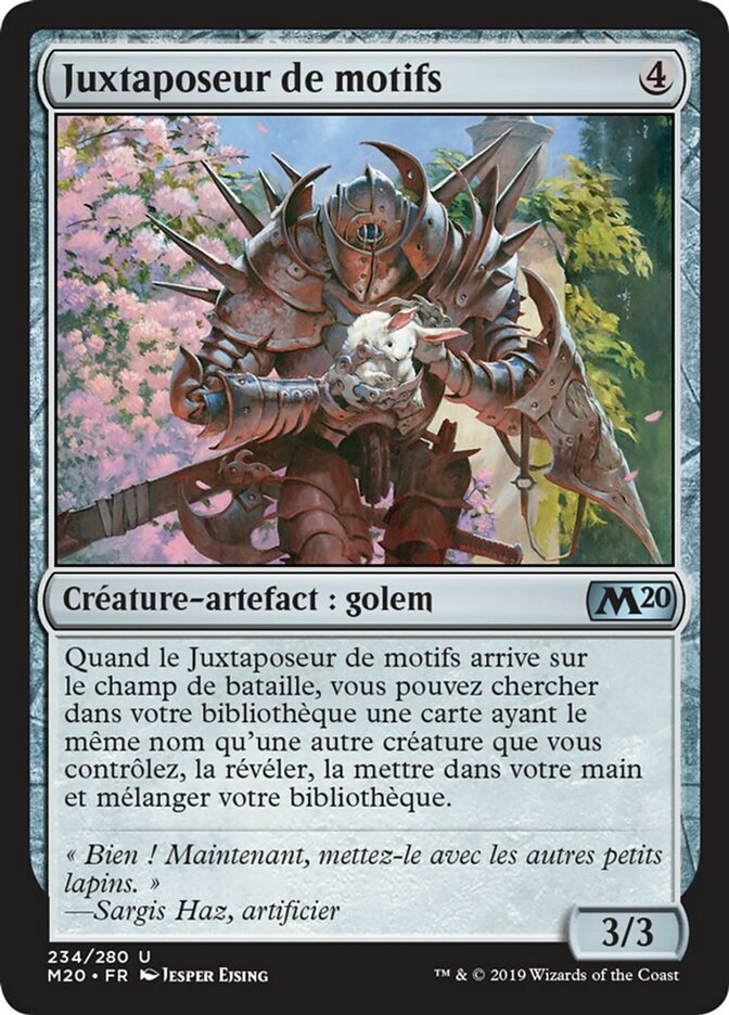 image Juxtaposeur de motifs