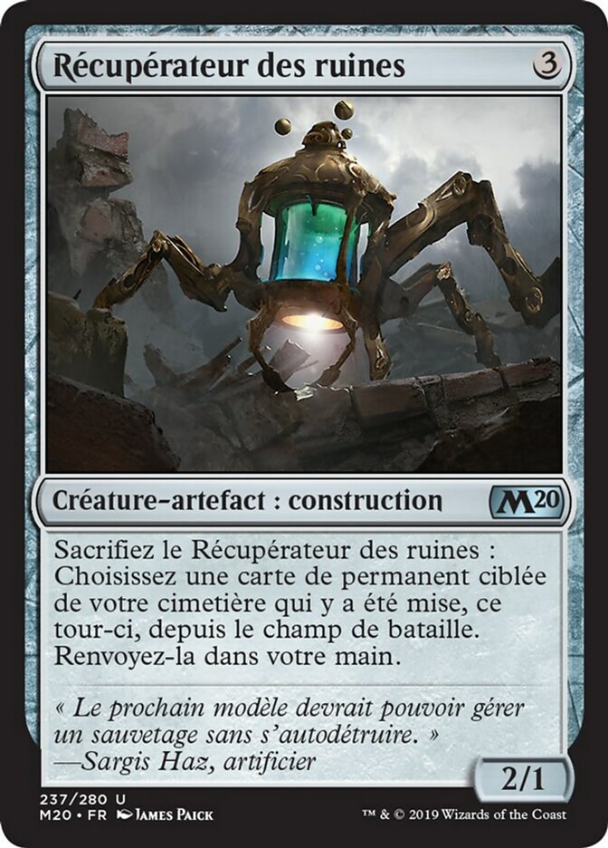 image Récupérateur des ruines