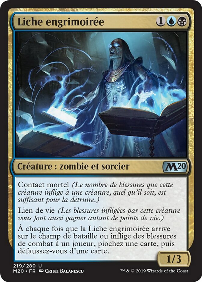 image Liche engrimoirée