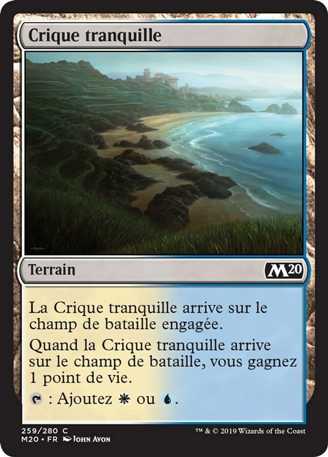 image Crique tranquille