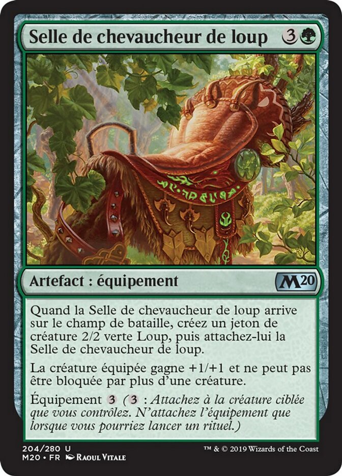image Selle de chevaucheur de loup