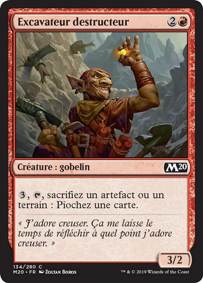 image Excavateur destructeur