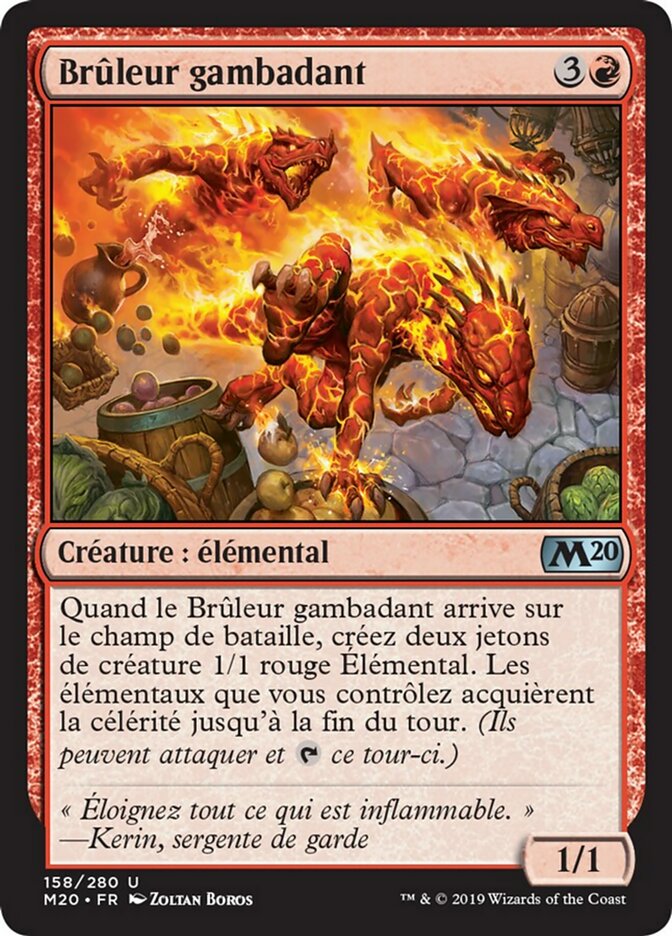 image Brûleur gambadant