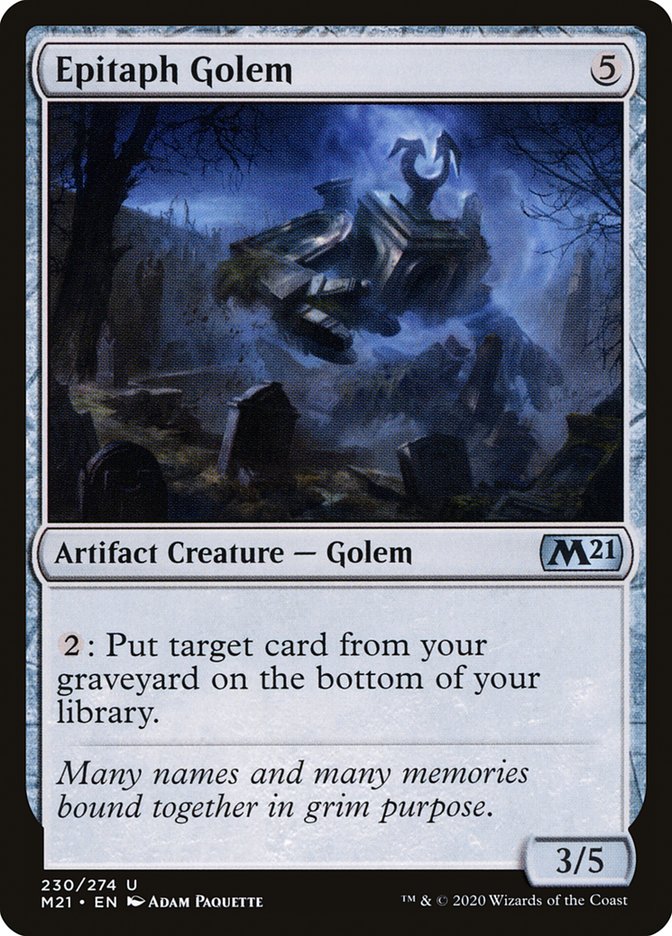 image Epitaph Golem