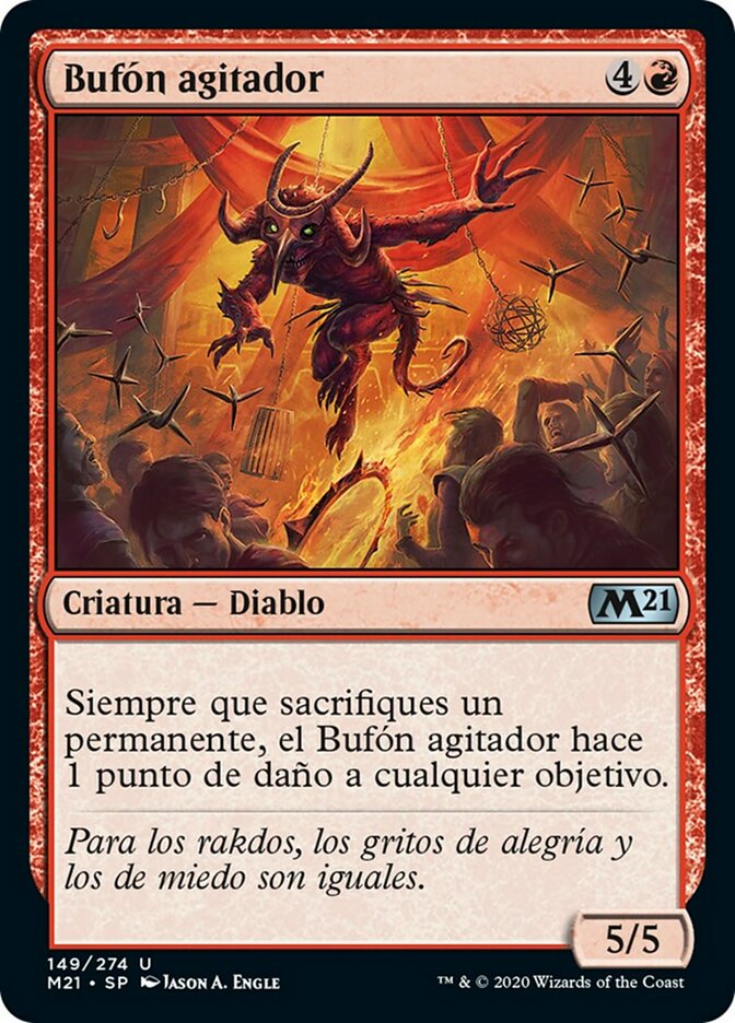 Bufón agitador