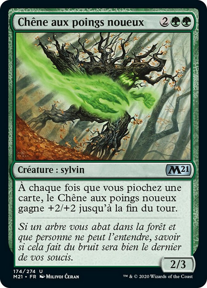 image Chêne aux poings noueux