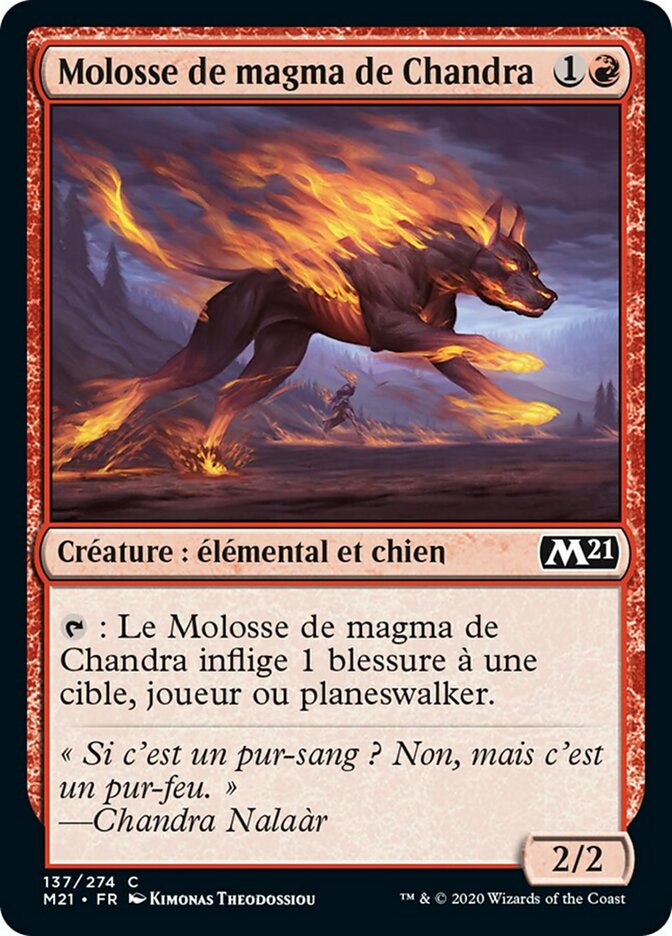 image Molosse de magma de Chandra