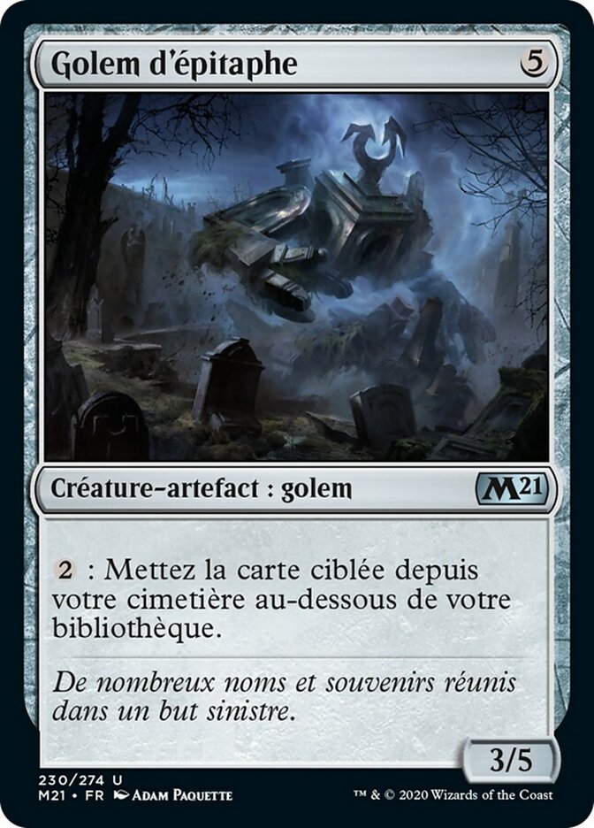 image Golem d'épitaphe
