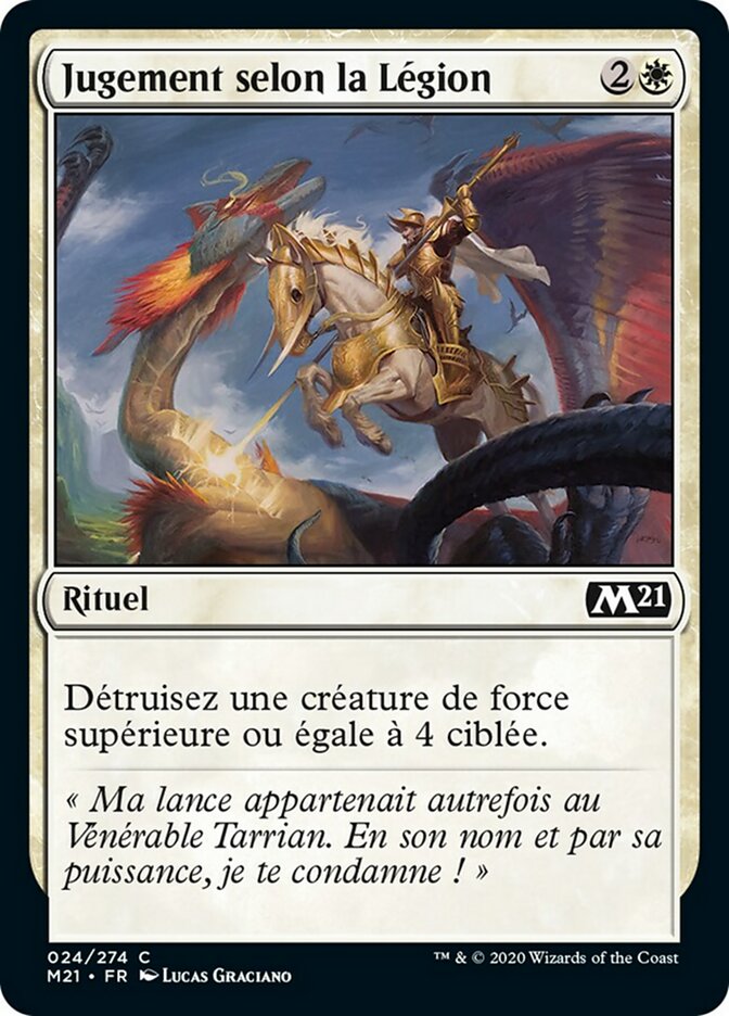 image Jugement selon la Légion