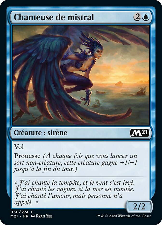 image Chanteuse de mistral