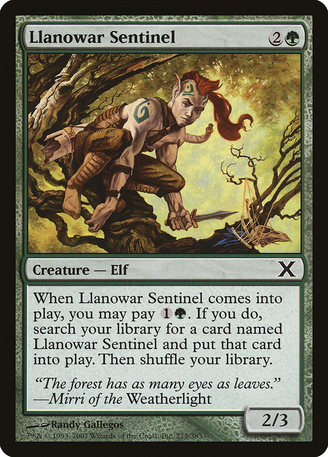 image Llanowar Sentinel