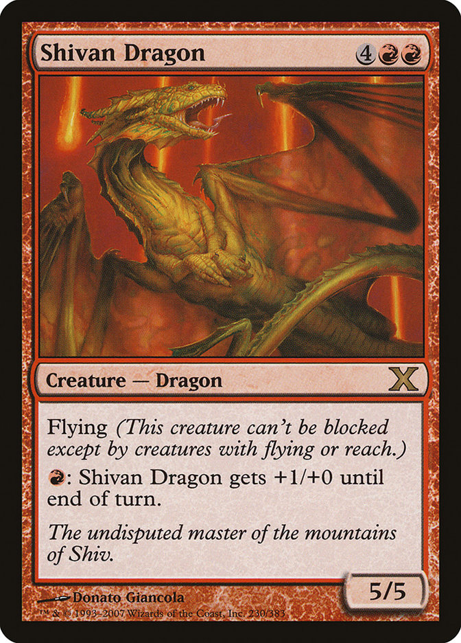 image Shivan Dragon