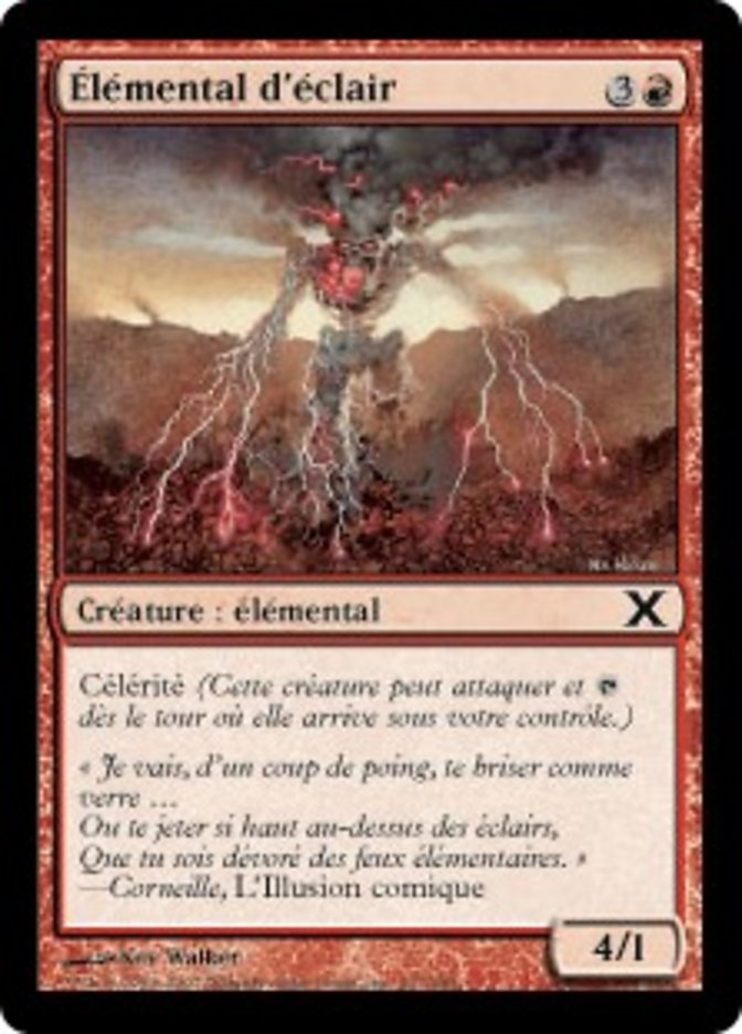 image Élémental d'éclair