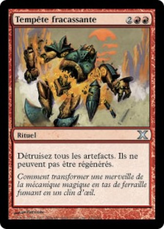 image Tempête fracassante