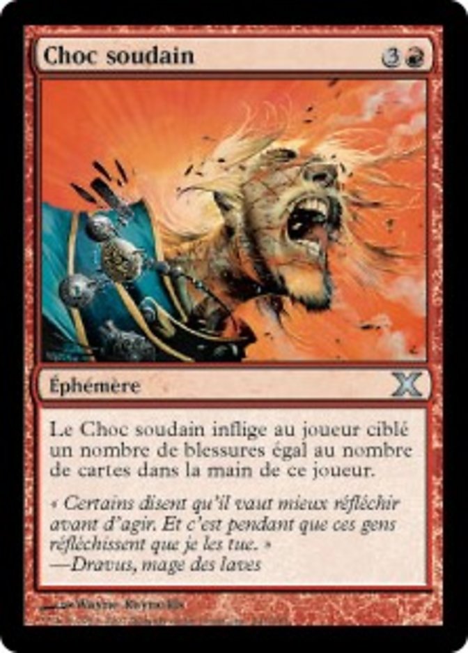 image Choc soudain