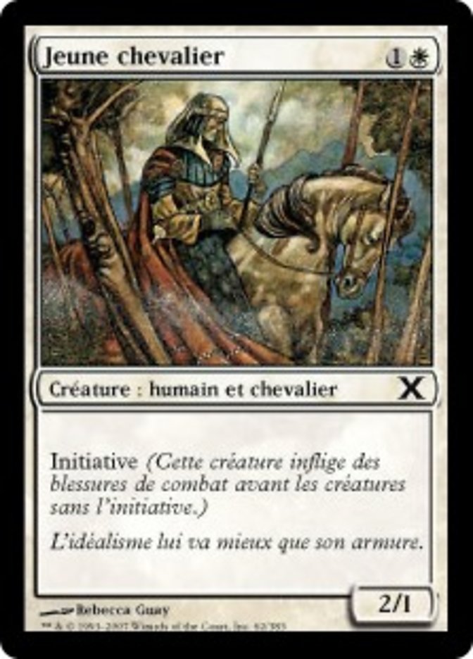 image Jeune chevalier