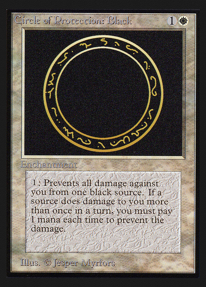 image Circle of Protection: Black
