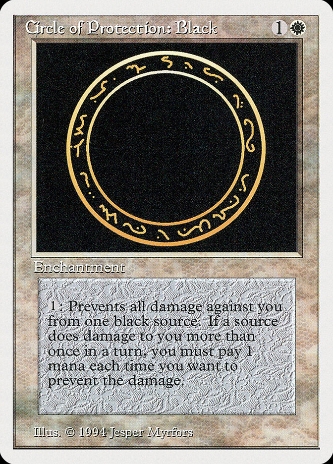 image Circle of Protection: Black